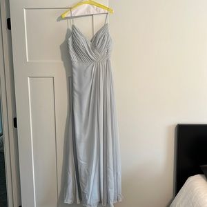 Light blue bridesmaid dress